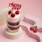 24-Pack “She’s the Cherry On Top” Glitter Cupcake Toppers – Cherry-Themed Cake Picks for Baby Showers, Bridal Showers & Fruit-Themed Parties
